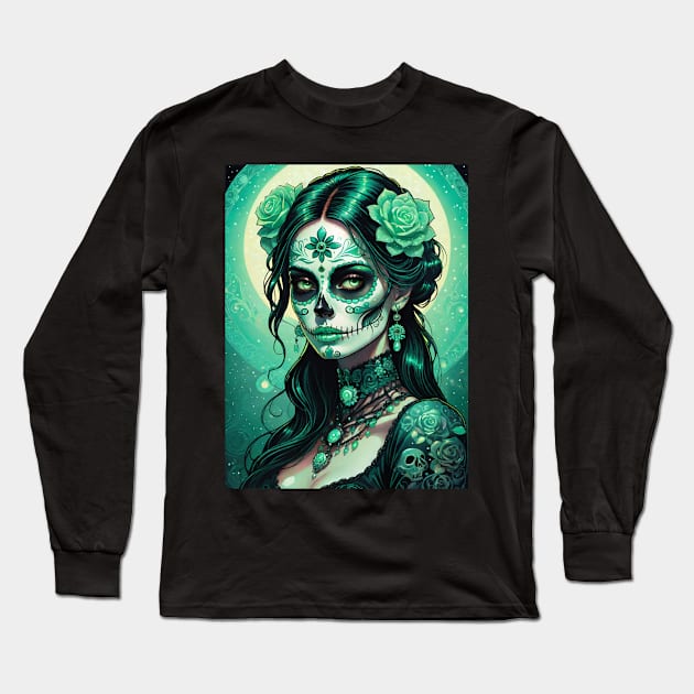 Emerald Muse Long Sleeve T-Shirt by Absinthe Society 